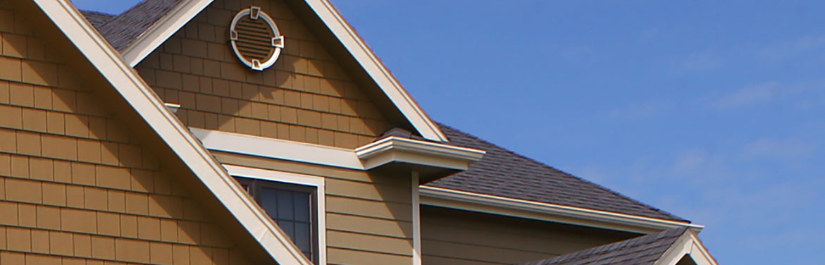 shingled gable roof installed by Des Moines IA residential roofing contractor