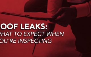 Roof Leaks: What To Expect When You're Inspecting