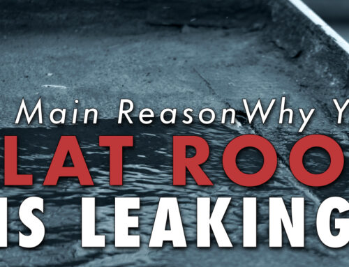 The Main Reason Why Your Flat Roof Is Leaking