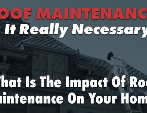 Roof Maintenance: Is It Really Necessary? What Is The Impact Of Roof Maintenance On Your Home?